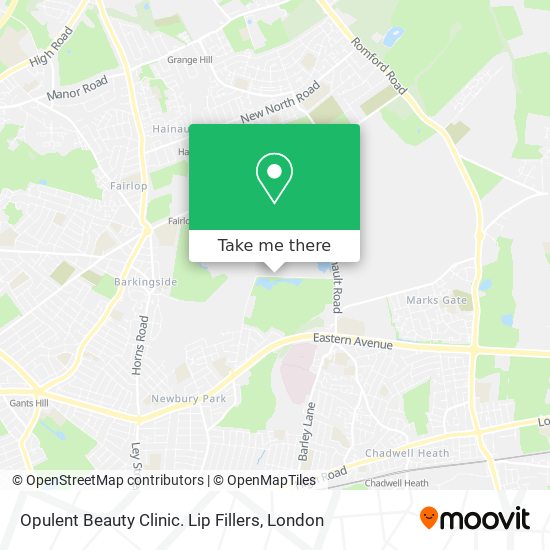 Opulent Beauty Clinic. Lip Fillers map