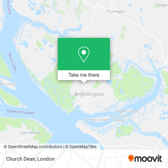 Church Dean map