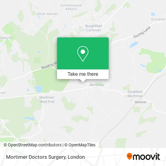 Mortimer Doctors Surgery map