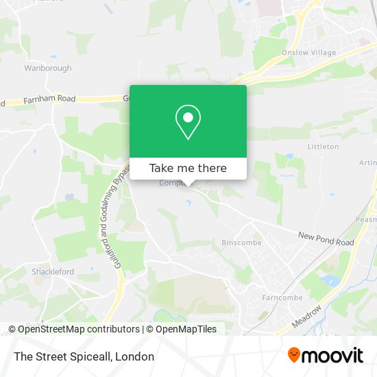 The Street Spiceall map