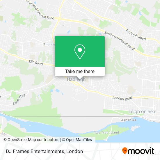 DJ Frames Entertainments map