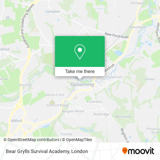 Bear Grylls Survival Academy map