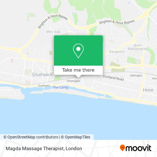 Magda Massage Therapist map