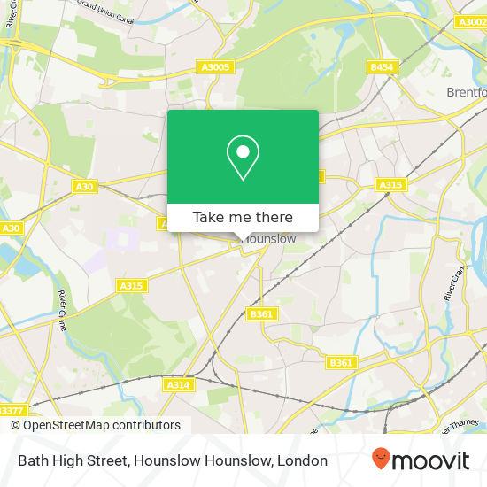 Bath High Street, Hounslow Hounslow map