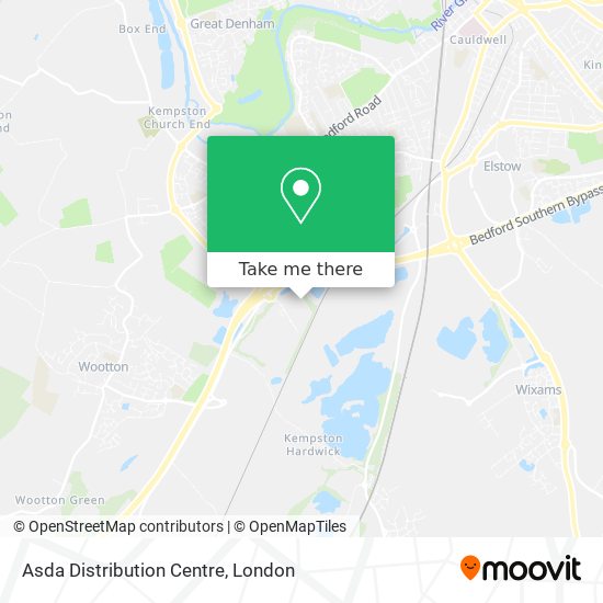 Asda Distribution Centre map