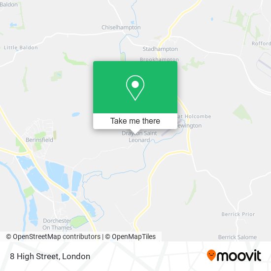 8 High Street map