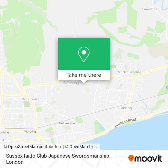 Sussex Iaido Club Japanese Swordsmanship map
