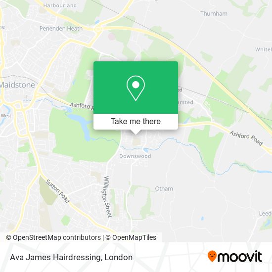 Ava James Hairdressing map