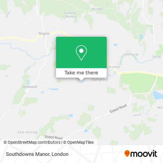 Southdowns Manor map