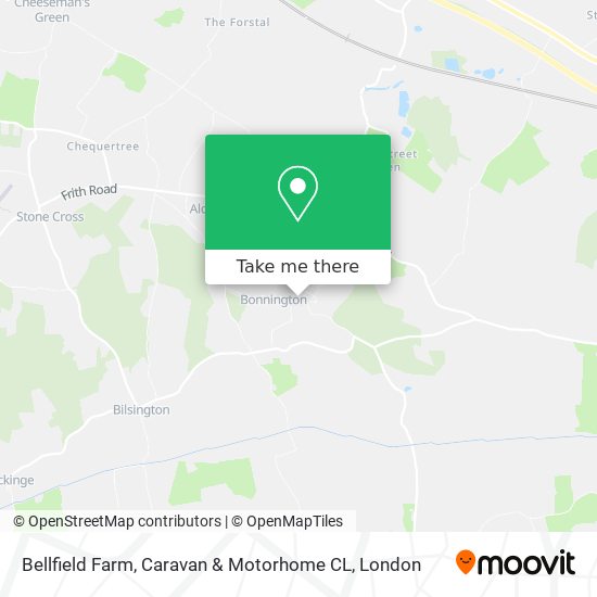 Bellfield Farm, Caravan & Motorhome CL map