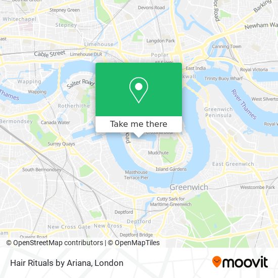 Hair Rituals by Ariana map
