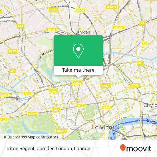 Triton Regent, Camden London map