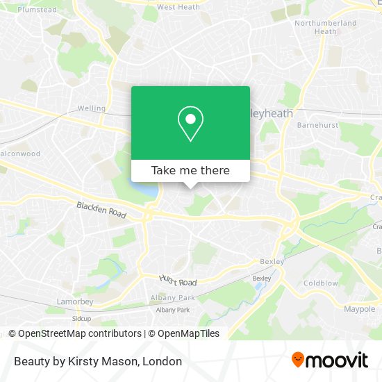 Beauty by Kirsty Mason map