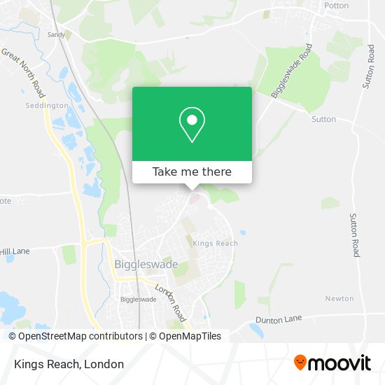 Kings Reach map