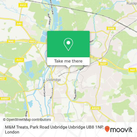 M&M Treats, Park Road Uxbridge Uxbridge UB8 1NP map