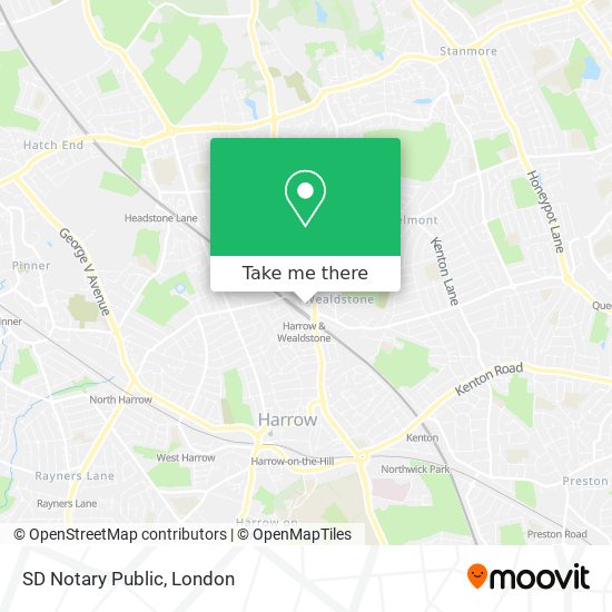 SD Notary Public map