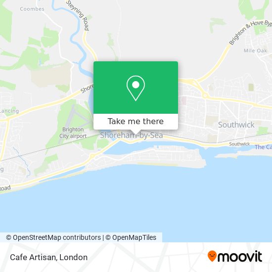 Cafe Artisan map