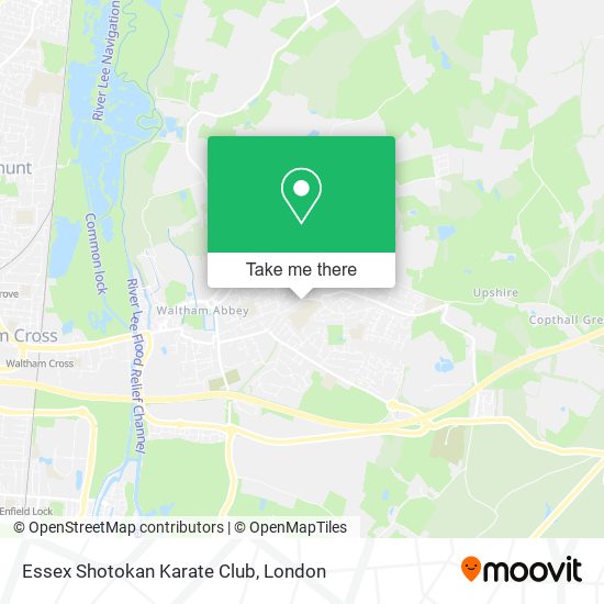 Essex Shotokan Karate Club map