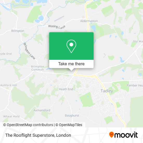The Rooflight Superstore map