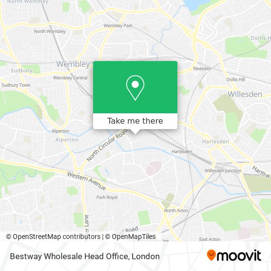 Bestway Wholesale Head Office map