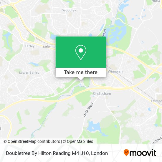 Doubletree By Hilton Reading M4 J10 map