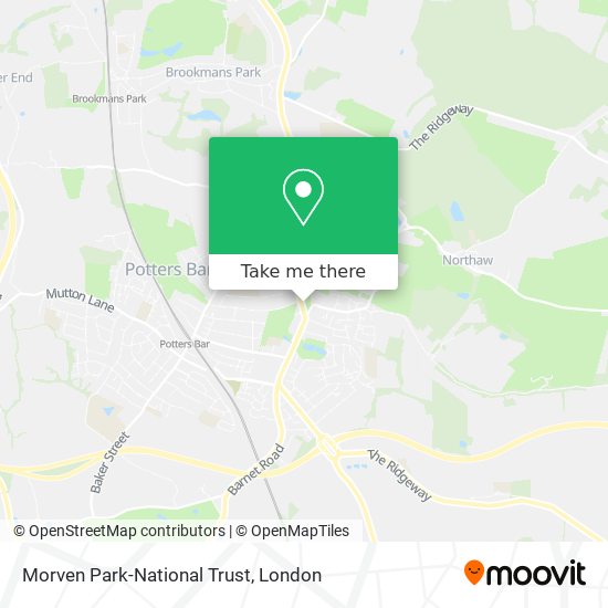 Morven Park-National Trust map