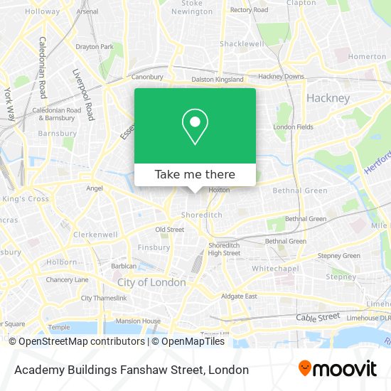 Academy Buildings Fanshaw Street map