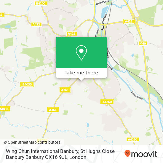 Wing Chun International Banbury, St Hughs Close Banbury Banbury OX16 9JL map