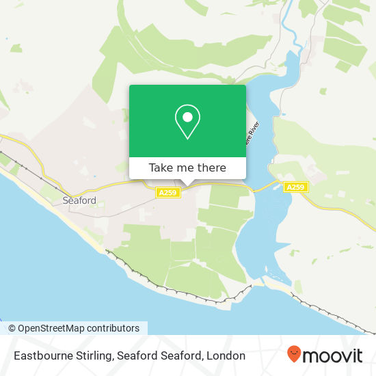 Eastbourne Stirling, Seaford Seaford map