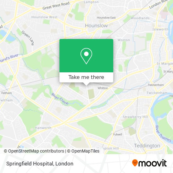 Springfield Hospital map