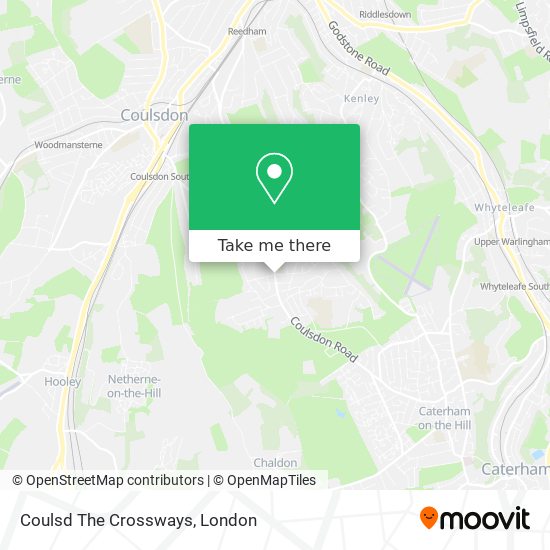 Coulsd The Crossways map