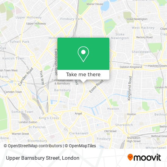 Upper Barnsbury Street map