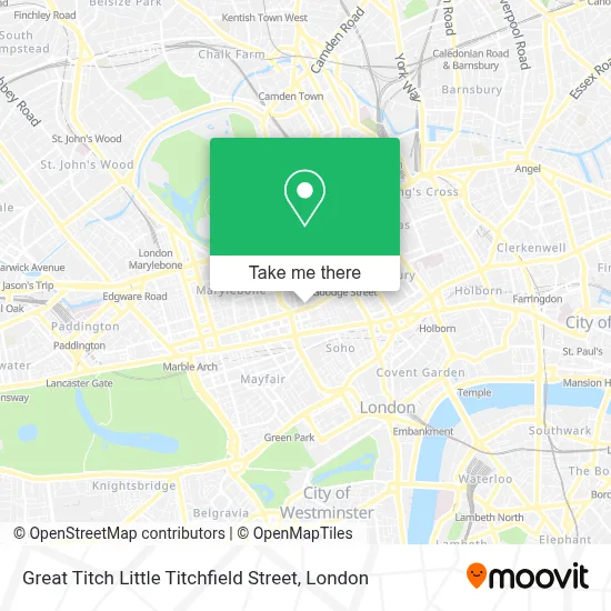 Titchfield Postcode Map How to Get to Great Titch Little Titchfield Street in Fitzrovia by Bus ...