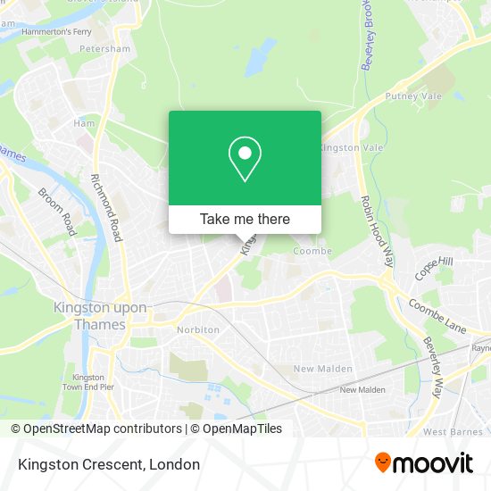 Kingston Crescent map