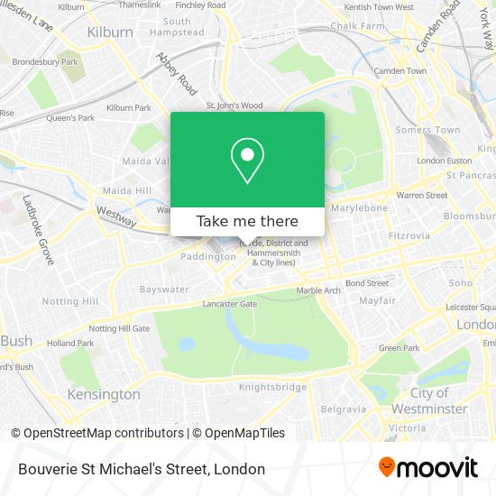Bouverie St Michael's Street map