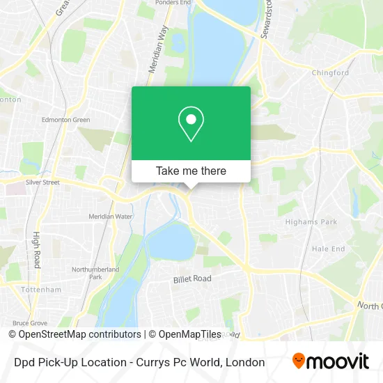 Dpd Pick-Up Location - Currys Pc World map