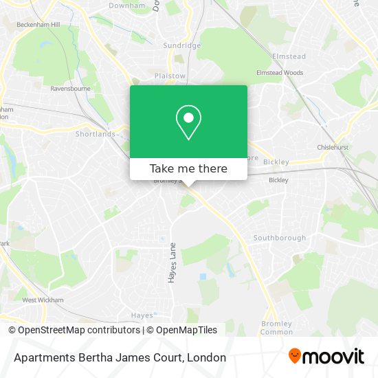 Apartments Bertha James Court map