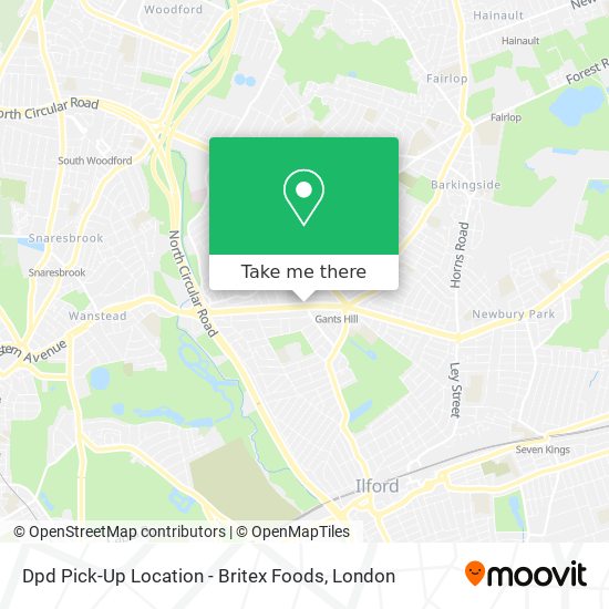 Dpd Pick-Up Location - Britex Foods map