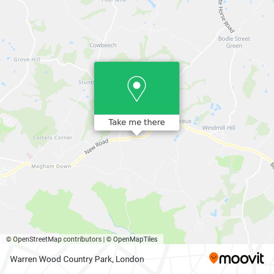 Warren Wood Country Park map