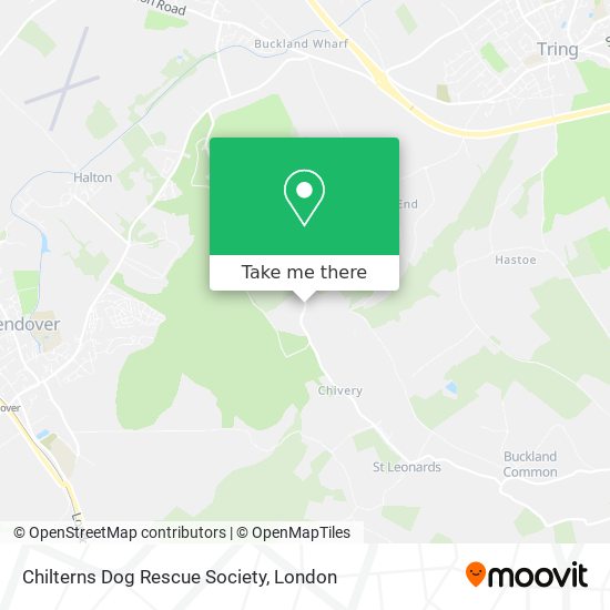 Chilterns Dog Rescue Society map