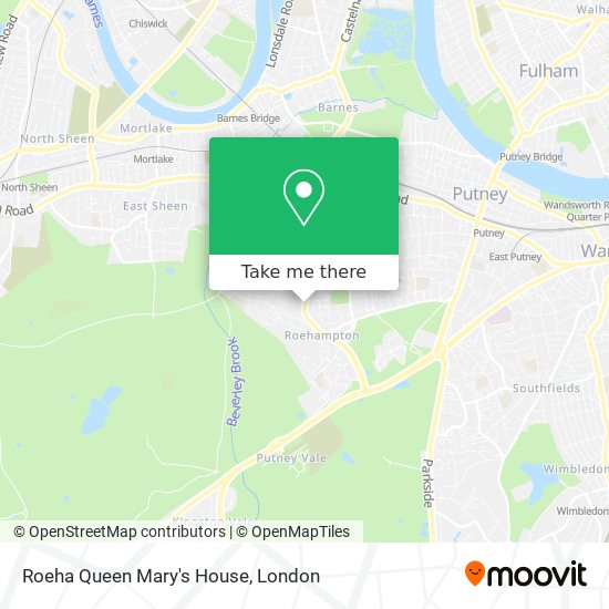 Roeha Queen Mary's House map