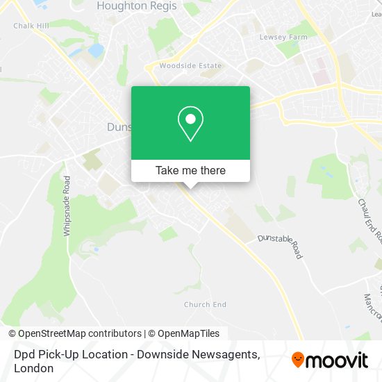 Dpd Pick-Up Location - Downside Newsagents map