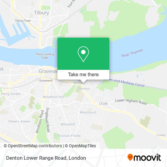 Denton Lower Range Road map