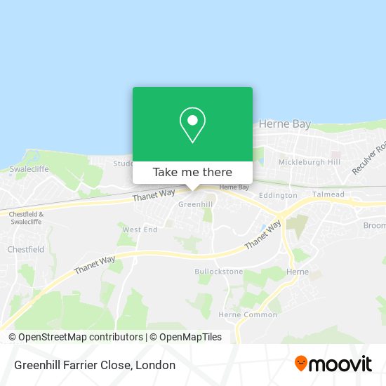 Greenhill Farrier Close map