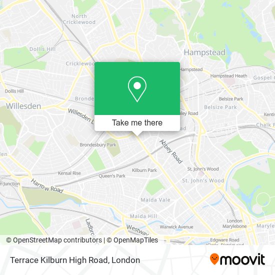 Terrace Kilburn High Road map