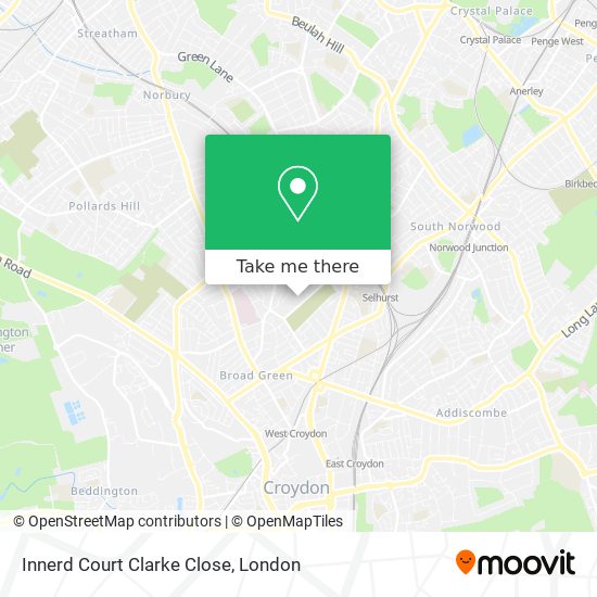 Innerd Court Clarke Close map