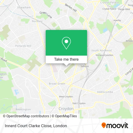 Innerd Court Clarke Close map