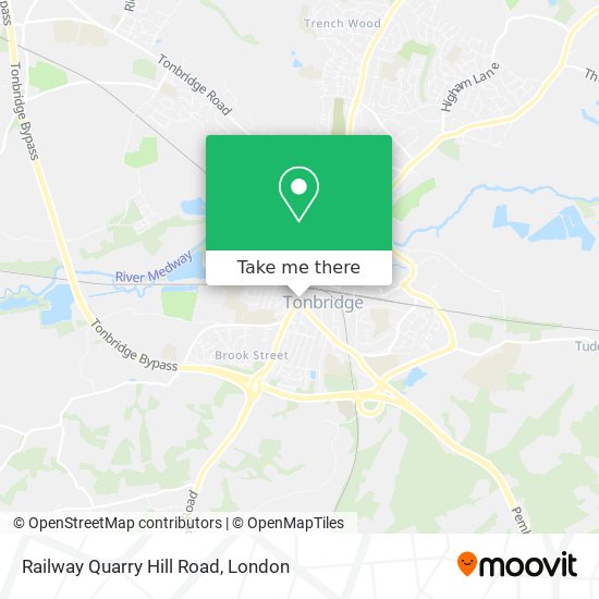 Railway Quarry Hill Road map