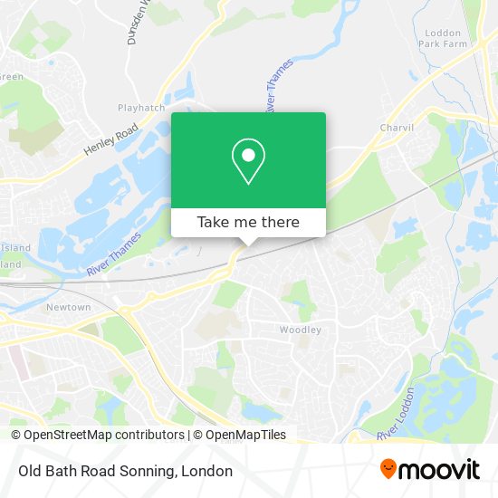 Old Bath Road Sonning map