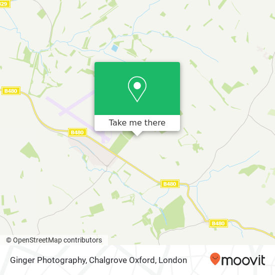 Ginger Photography, Chalgrove Oxford map